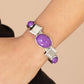 Abstract Appeal - Purple - Paparazzi Bracelet Image