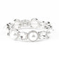 Elegant Entertainment - White - Paparazzi Bracelet Image