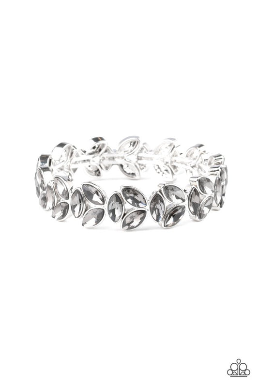 Gilded Gardens - Silver - Paparazzi Bracelet Image