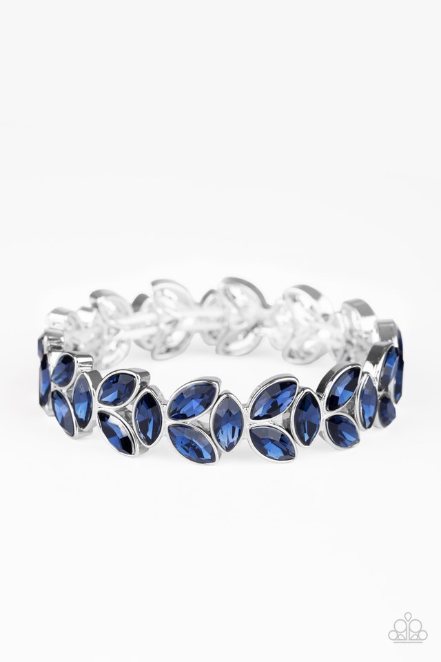 Gilded Gardens - Blue - Paparazzi Bracelet Image