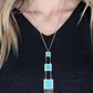 This Land Is Your Land - Blue - Paparazzi Necklace Image