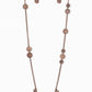 Trailblazing Trinket - Copper - Paparazzi Necklace Image