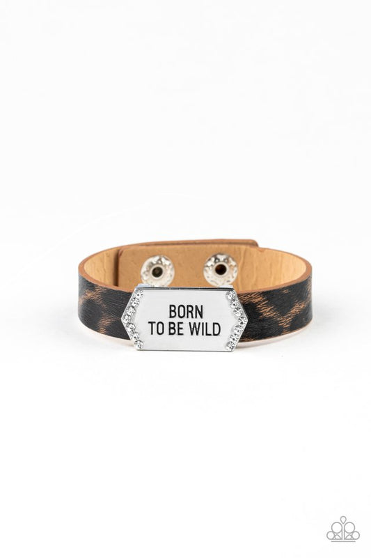 Born To Be Wild - Brown - Paparazzi Bracelet Image