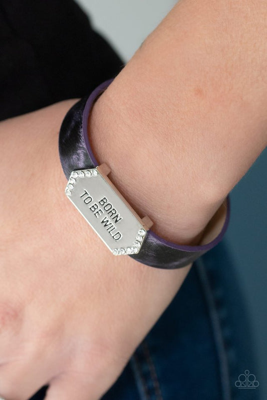 Born To Be Wild - Purple - Paparazzi Bracelet Image