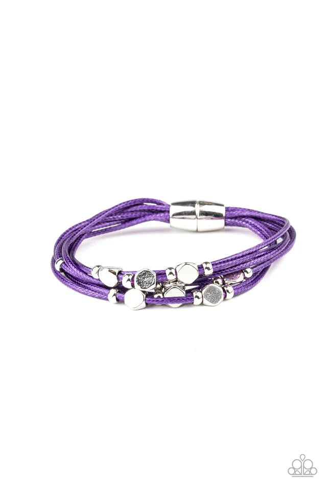 Paparazzi Bracelet ~ Cut The Cord - Purple