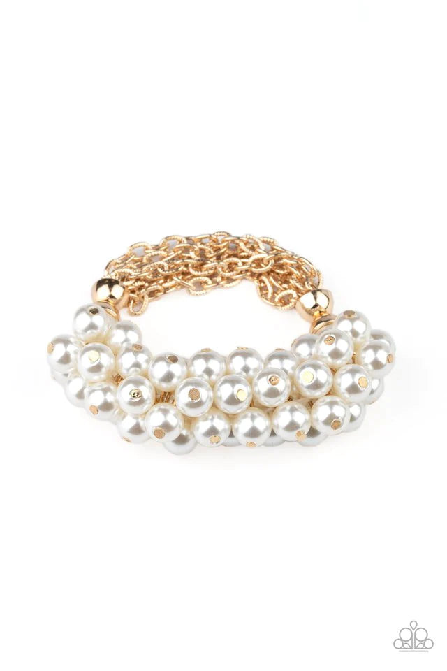 Pulsera Paparazzi ~ Up Class Clash - Oro