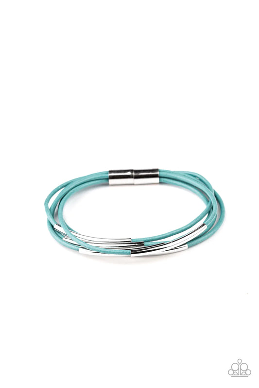 Paparazzi Bracelet ~ Power CORD - Blue