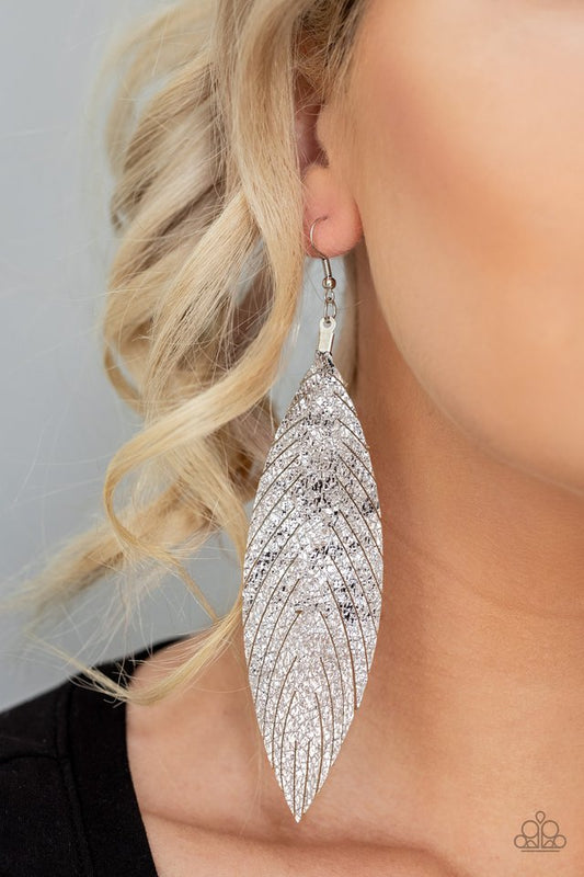 Feather Fantasy - Multi - Paparazzi Earring Image