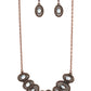 Trinket Trove - Copper - Paparazzi Necklace Image