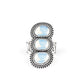 Paparazzi Ring ~ Radiant Rubble - White