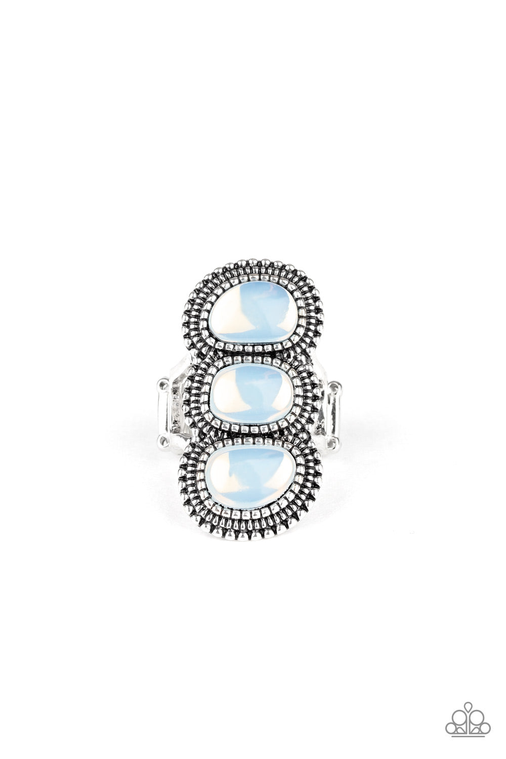 Paparazzi Ring ~ Radiant Rubble - White