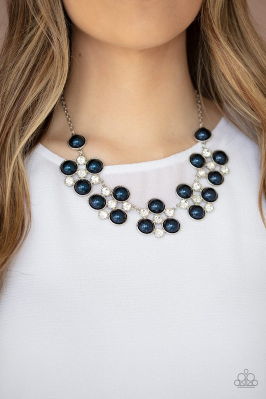 Night at the Symphony - Blue - Paparazzi Necklace Image