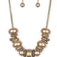 Only The Brave - Brass - Paparazzi Necklace Image