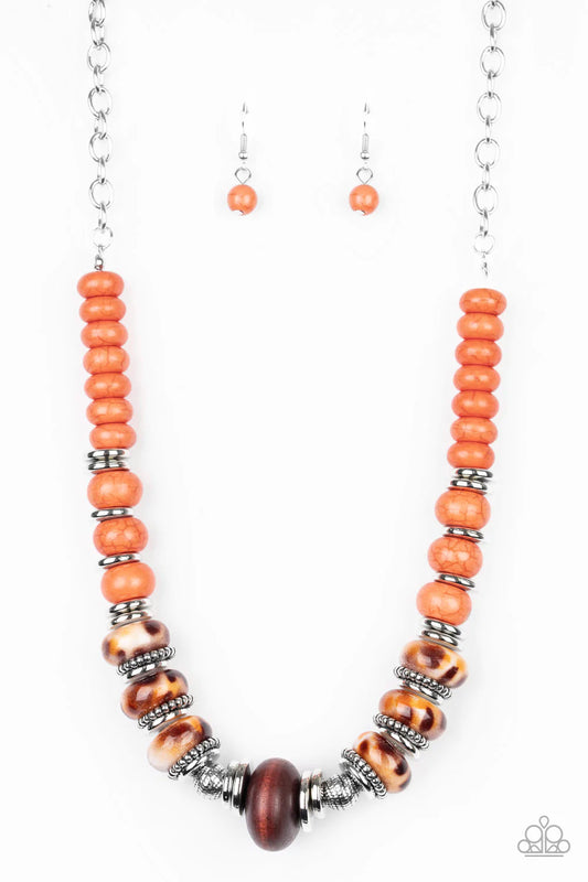 Paparazzi Necklace ~ Desert Tranquility - Orange