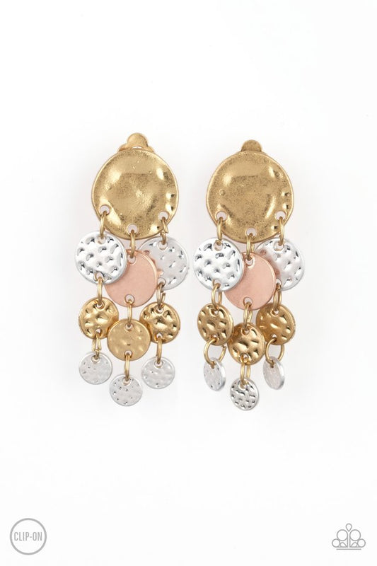 Do Chime In - Multi - Paparazzi Earring Image