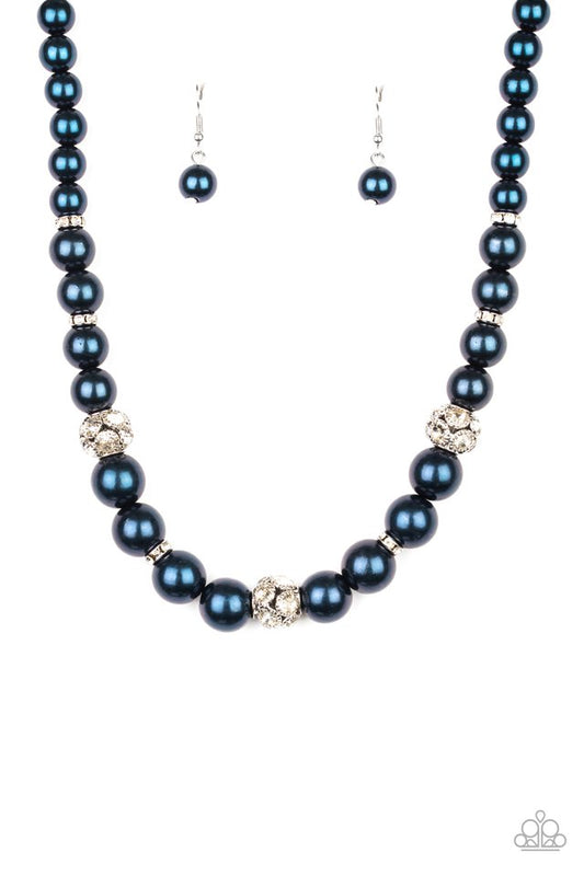 Rich Girl Refinement - Blue - Paparazzi Necklace Image