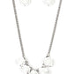 Garden Party Posh - White - Paparazzi Necklace Image