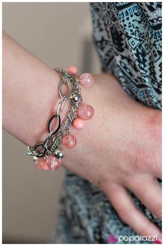 Paparazzi Bracelet ~ High Hopes - Pink