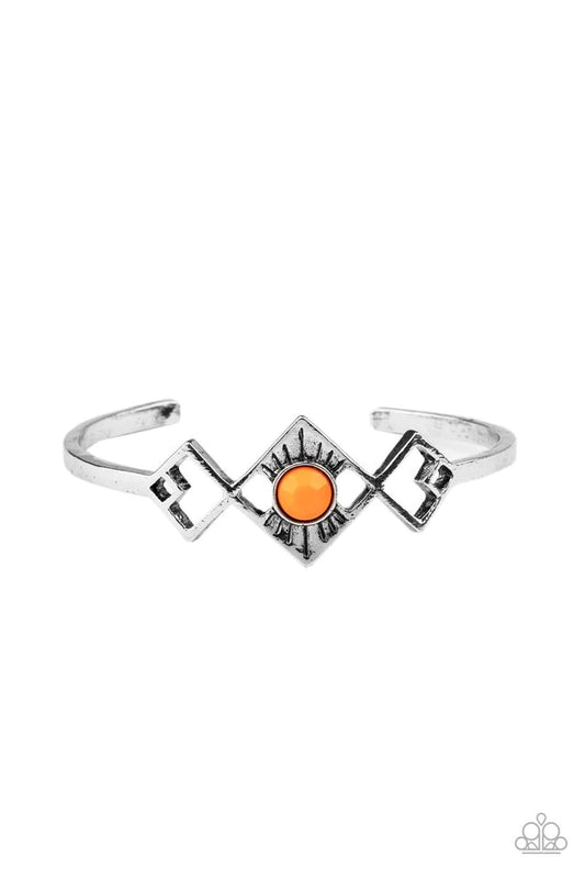 Pulsera Paparazzi ~ Deco delicado - Naranja