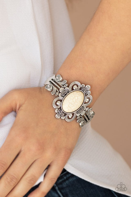 Mojave Mystic - White - Paparazzi Bracelet Image