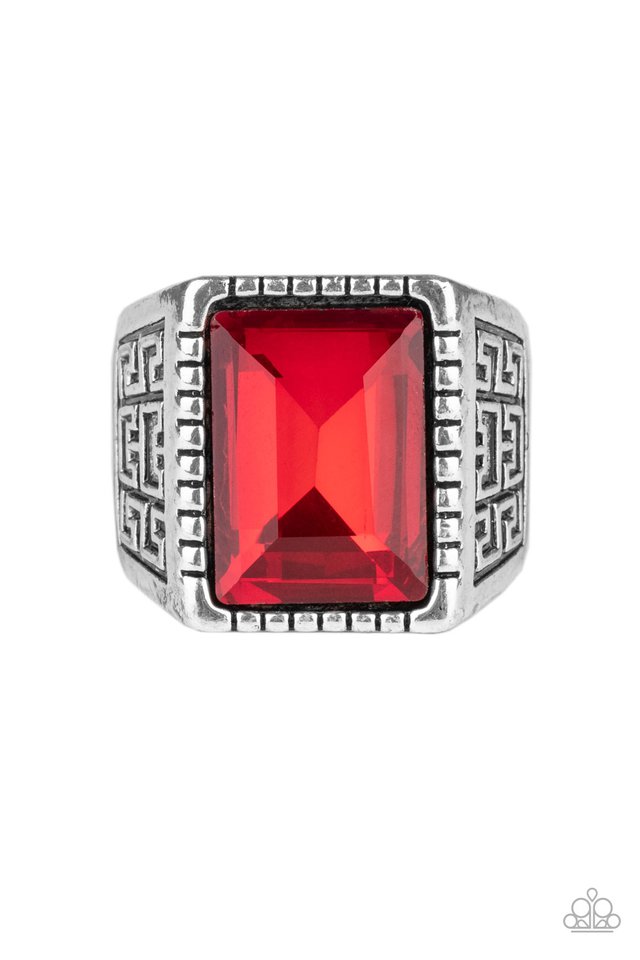 Winning Attitude - Red - Paparazzi Ring Image