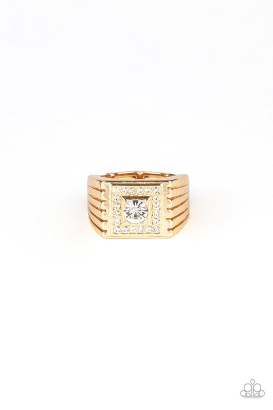 Plunder - Gold - Paparazzi Ring Image