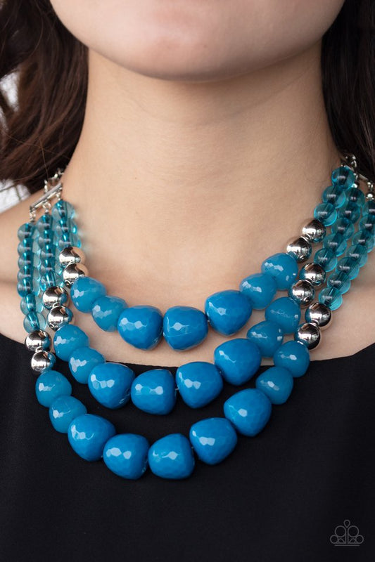 Forbidden Fruit - Blue - Paparazzi Necklace Image