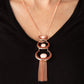 As MOON As I Can - Copper - Paparazzi Necklace Image