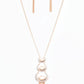 As MOON As I Can - Rose Gold - Paparazzi Necklace Image