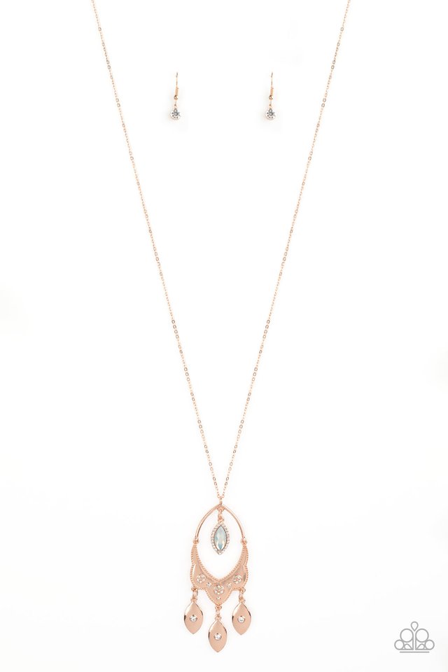 Royal Iridescence - Rose Gold - Paparazzi Necklace Image