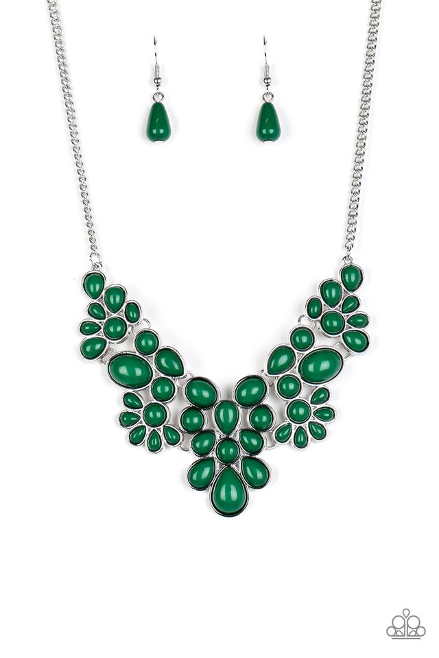 Bohemian Banquet - Green - Paparazzi Necklace Image