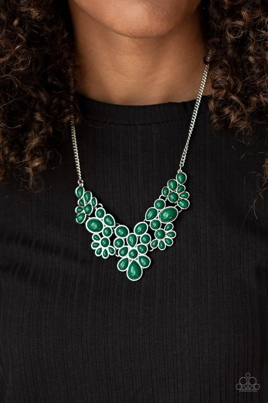 Bohemian Banquet - Green - Paparazzi Necklace Image