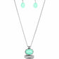 Finding Balance - Green - Paparazzi Necklace Image