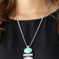 Finding Balance - Green - Paparazzi Necklace Image