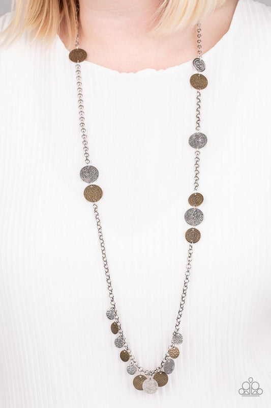 Trailblazing Trinket - Multi - Paparazzi Necklace Image