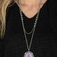 Endlessly Enchanted - Purple - Paparazzi Necklace Image