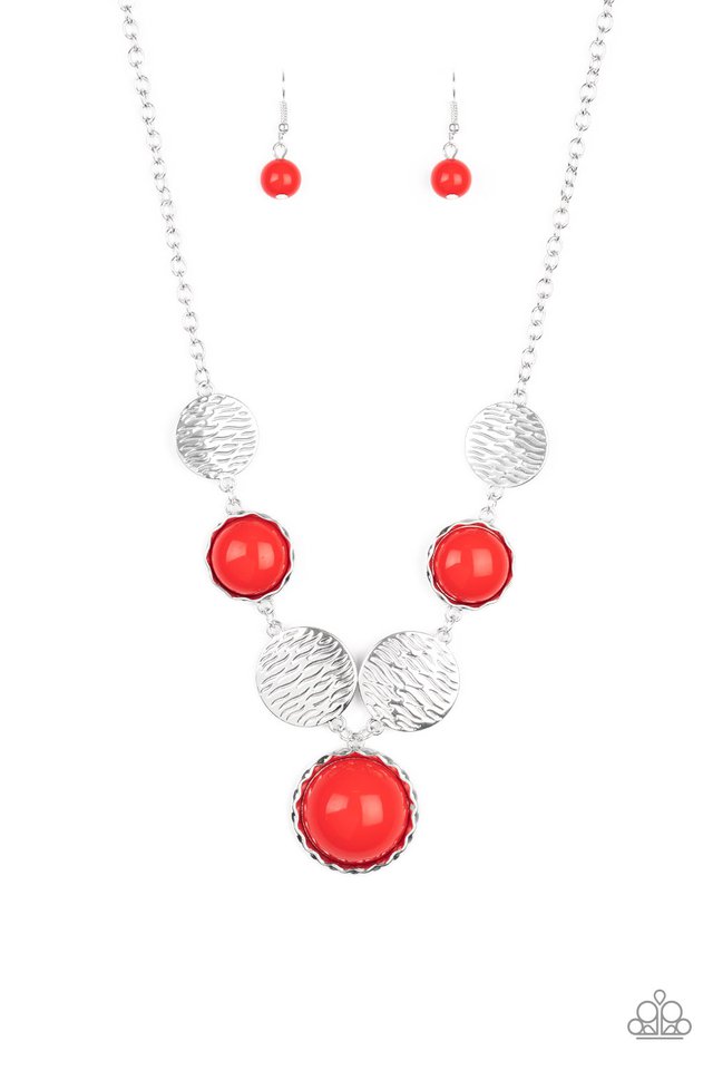 Bohemian Bombshell - Red - Paparazzi Necklace Image