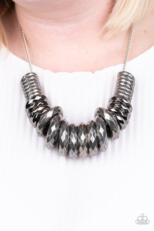 Haute Hardware - Silver - Paparazzi Necklace Image