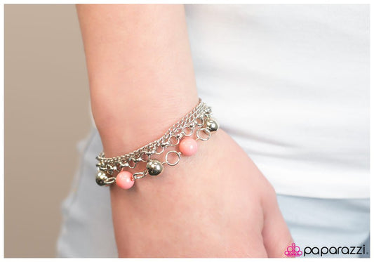 Paparazzi Bracelet ~ Summer Zephyr - Pink