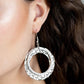 Paparazzi Earring ~ Cinematic Shimmer - White