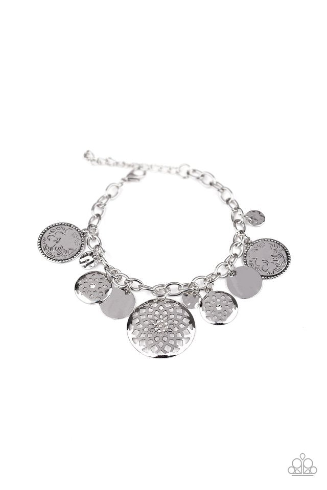 Trinket Tranquility - White - Paparazzi Bracelet Image