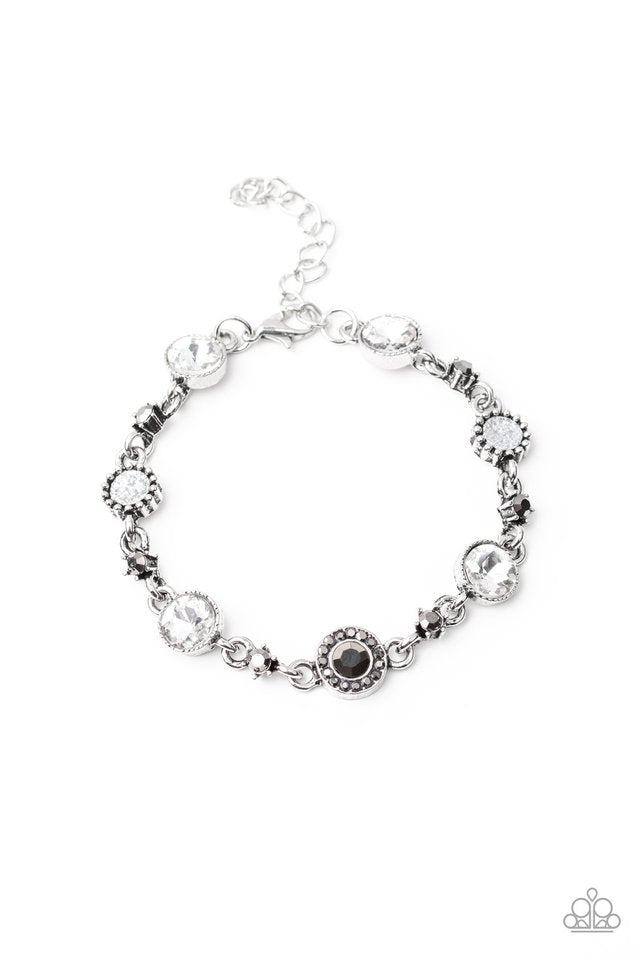 Stargazing Sparkle - White - Paparazzi Bracelet Image