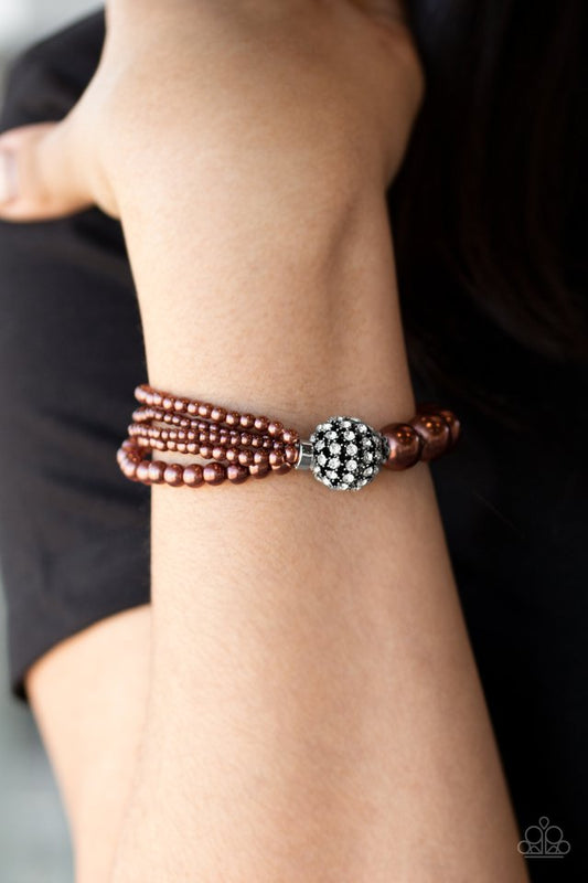 Vintage Collision - Brown - Paparazzi Bracelet Image