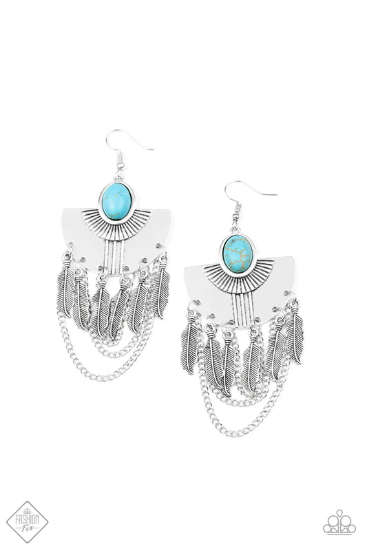 Paparazzi Earring ~ Sure Thing, Chief! - Blue