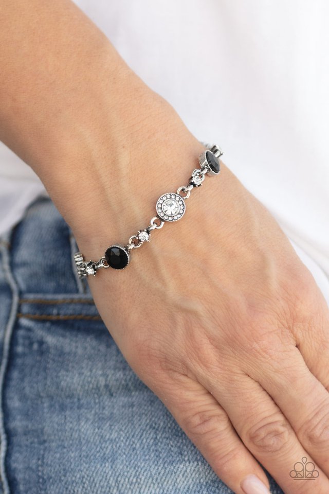 Stargazing Sparkle - Black - Paparazzi Bracelet Image