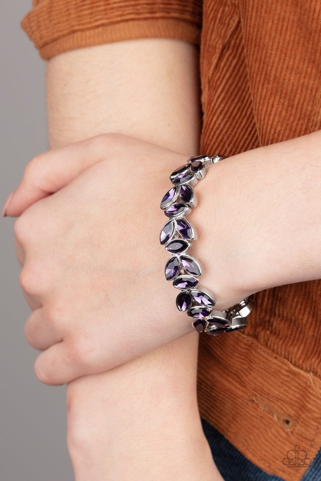 Gilded Gardens - Purple - Paparazzi Bracelet Image