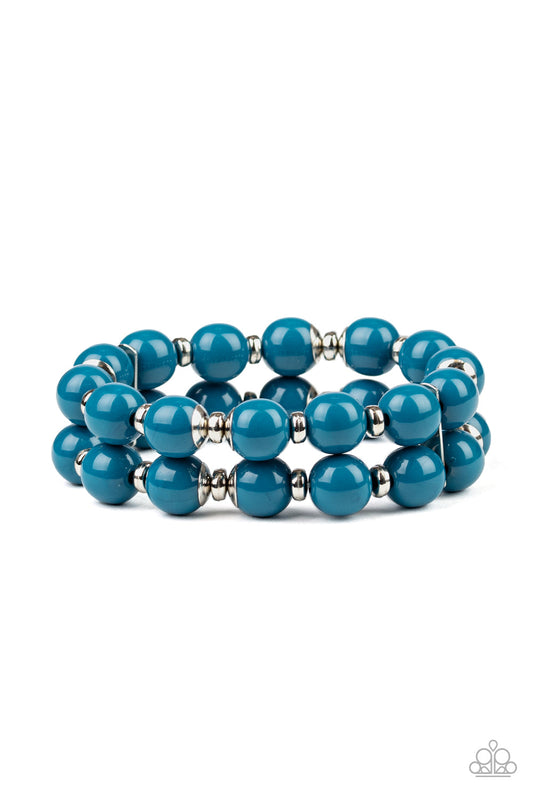 Paparazzi Bracelet ~ Bubble Blast Off - Blue