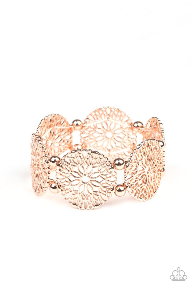 A Good MANDALA Is Hard To Find - Rose Gold - Paparazzi Bracelet Image