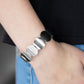 Industrial Influencer - Silver - Paparazzi Bracelet Image