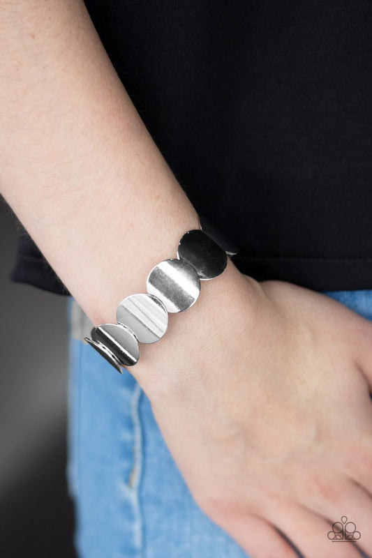 Industrial Influencer - Silver - Paparazzi Bracelet Image